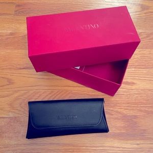 Valentino Sunglasses Case and 2 boxes